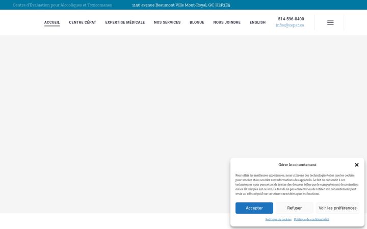 Skärmbild av cepat.ca