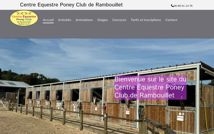 Screenshot ta' cepcrambouillet.fr