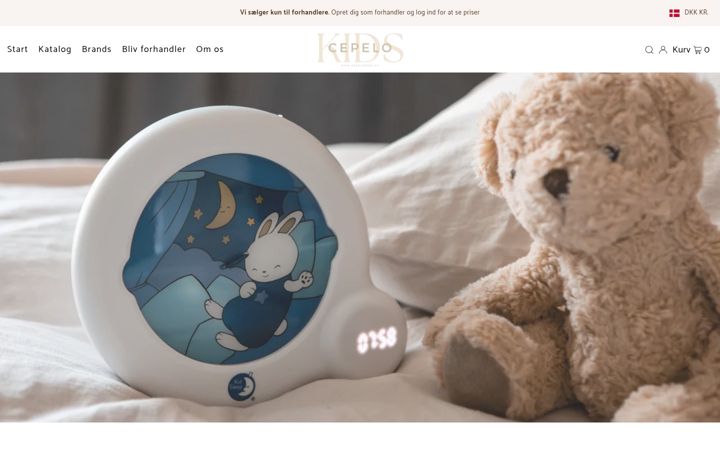 Ekrano kopija cepelokids.no