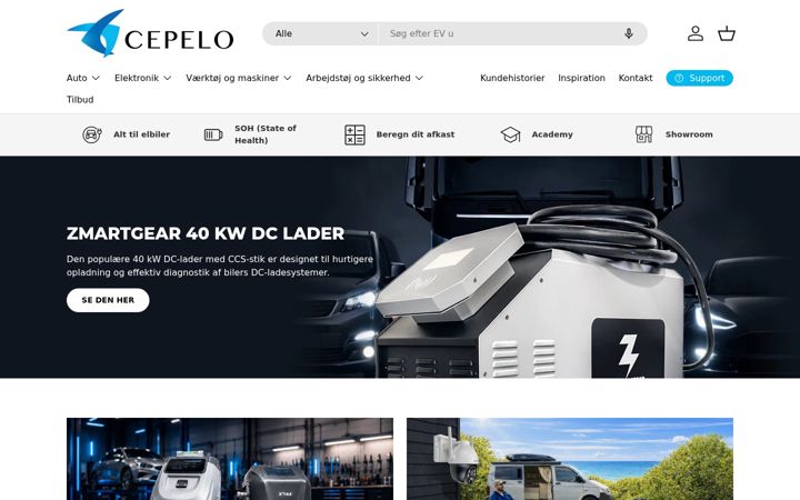 Ekrano kopija cepelotools.no