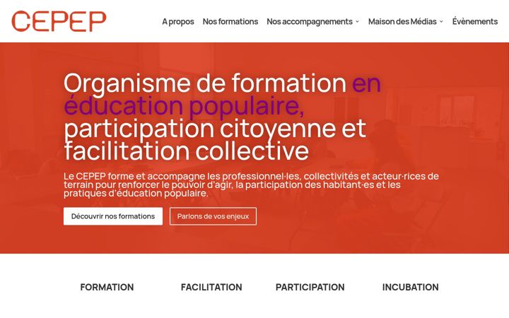 Screenshot ta' cepep.fr