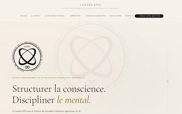 Screenshot ta' cepeu.fr