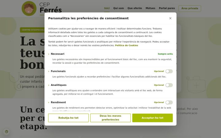 Screenshot of cepferres.com