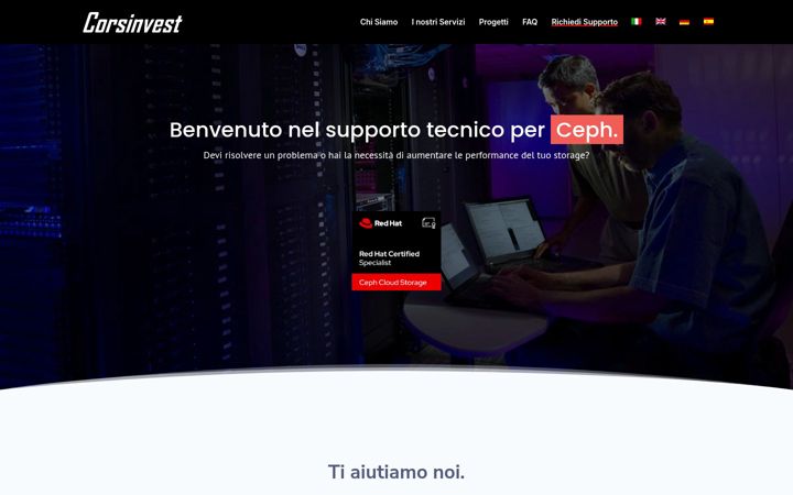 Screenshot of ceph-support.eu
