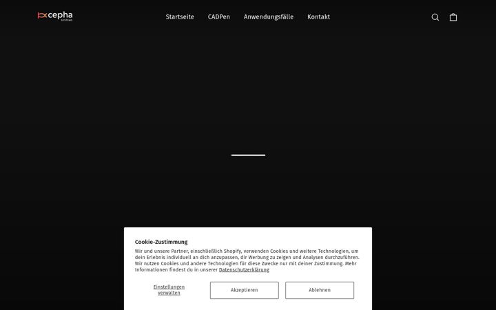 Screenshot of cepha-systems.de