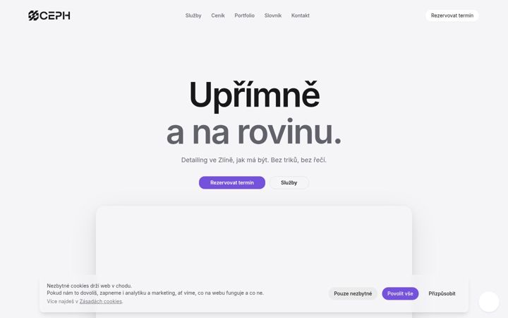Ekrānuzņēmums no cephdetail.cz