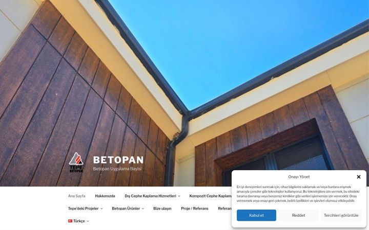 Screenshot of cephekaplama.istanbul