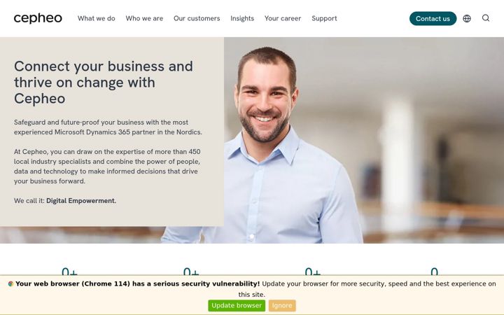 Screenshot of cepheo.com