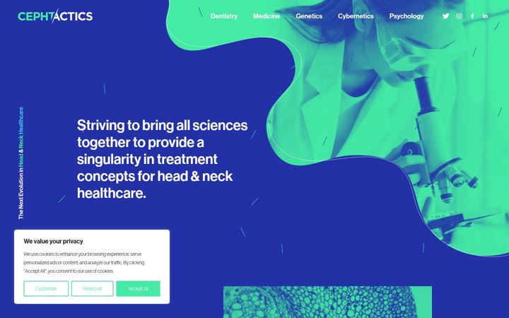 Screenshot of cephtactics.com