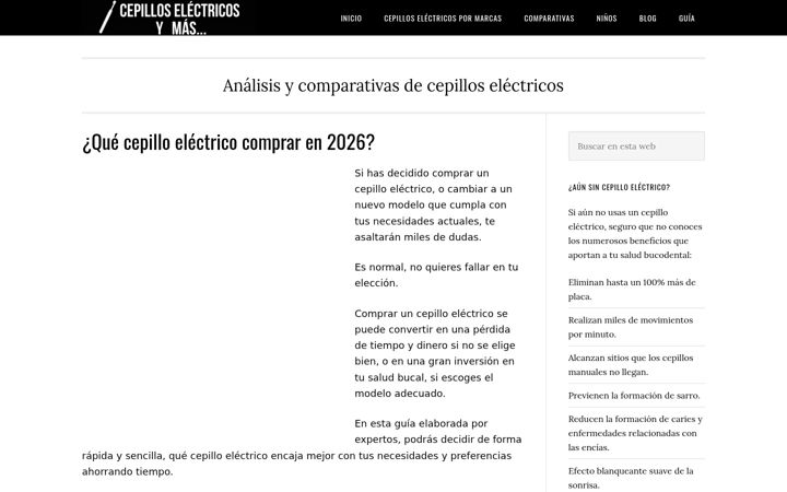 Screenshot of cepillos-electricos-y-mas.com