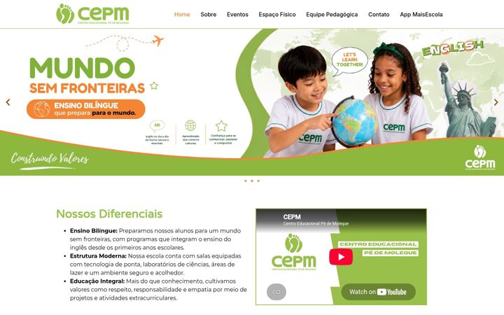 Zrzut ekranu cepm.com.br