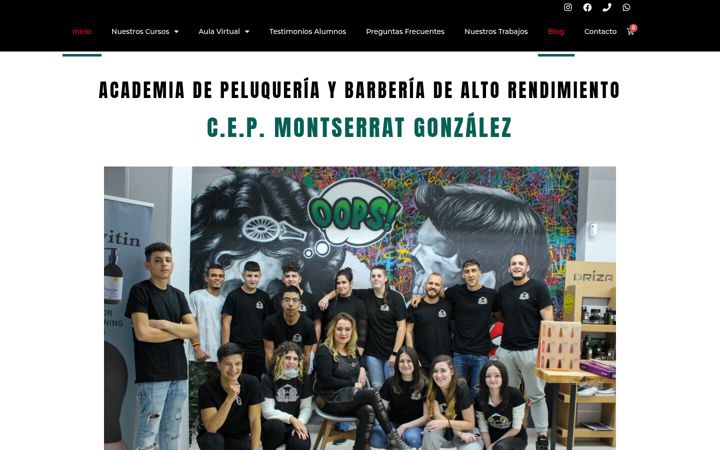 Screenshot di cepmontserratgonzalez.com