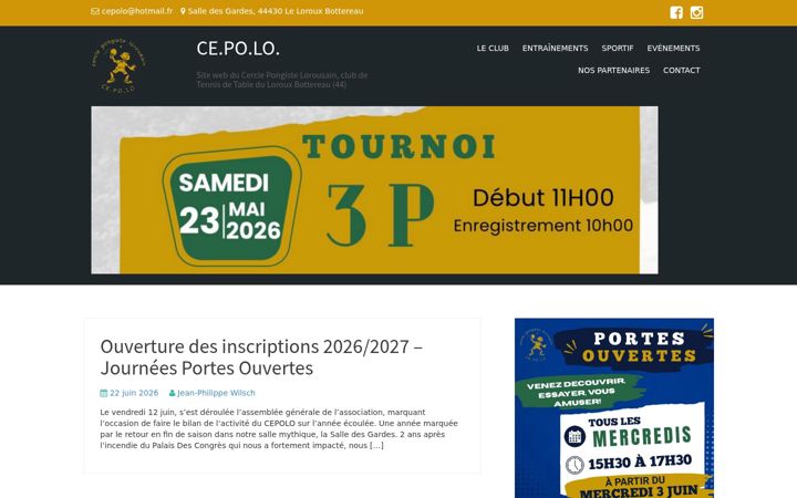 Screenshot ta' cepolo.fr