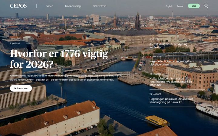 Zrzut ekranu cepos.dk