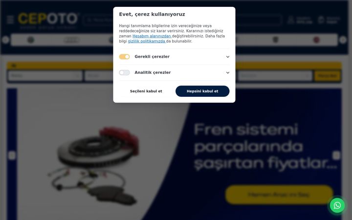 Screenshot of cepoto.com