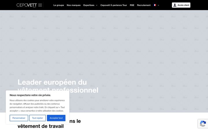 Screenshot of cepovett.com
