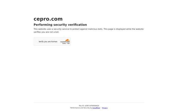 Screenshot of cepro.com