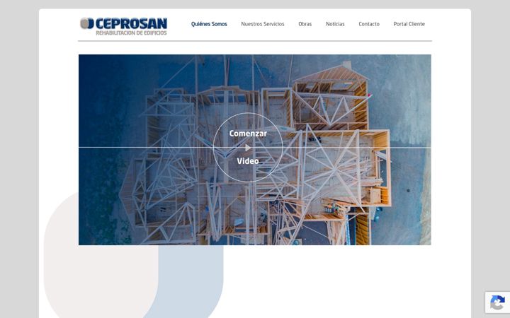 Captura de pantalla de ceprosan.es