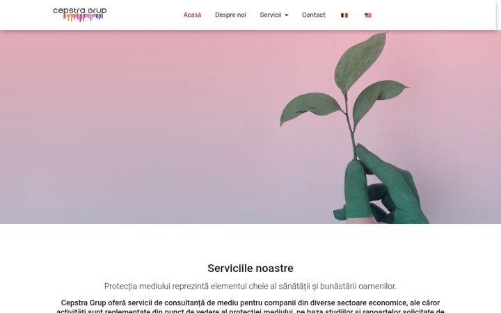 Captura de pantalla de cepstra.ro