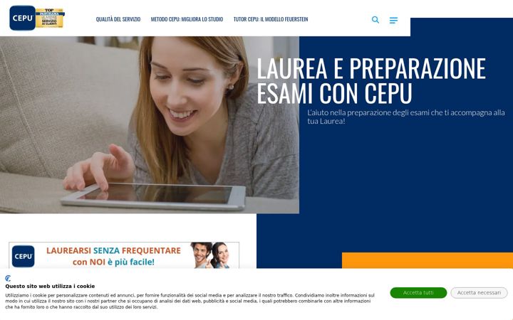Screenshot of cepu.eu
