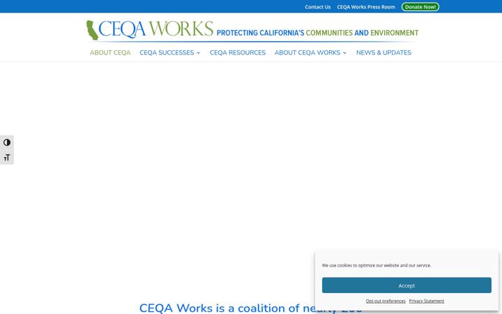 Zrzut ekranu ceqaworks.org