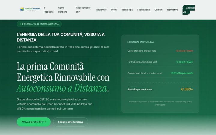 Screenshot of cer-italia.network