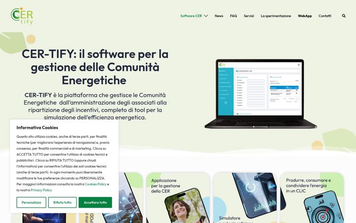 Screenshot of cer-tify.eu