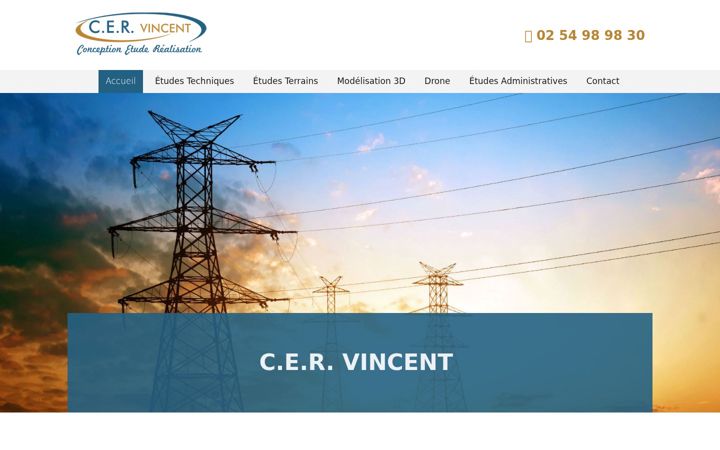 Screenshot of cer-vincent.com