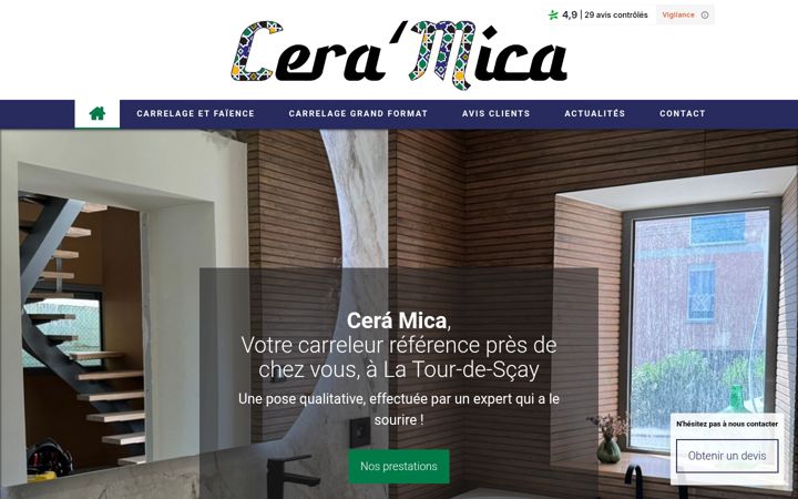 Screenshot ta' cera-mica.fr