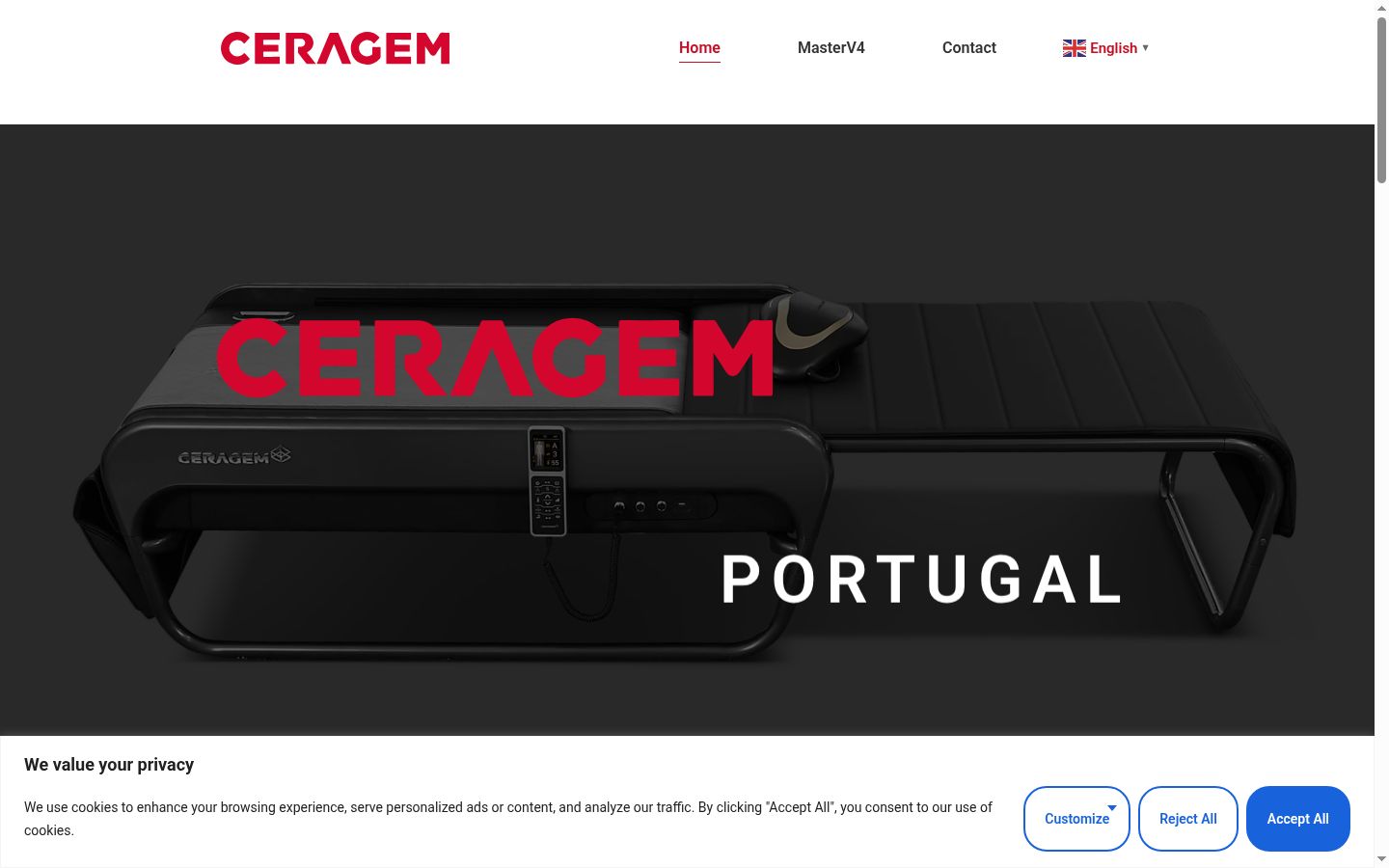 Screenshot van de toestemmingsbanner zoals getoond vóór enige interactie