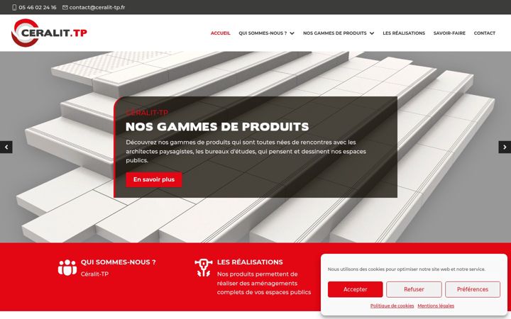 Screenshot ta' ceralit-tp.fr
