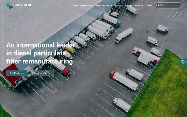 Screenshot of ceramex.com