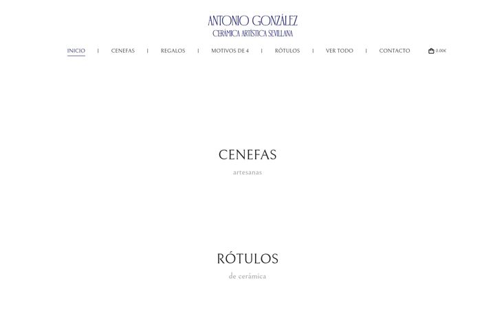 Screenshot of ceramica-agonzalez.com