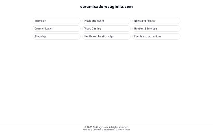 Screenshot of ceramicaderosagiulia.com