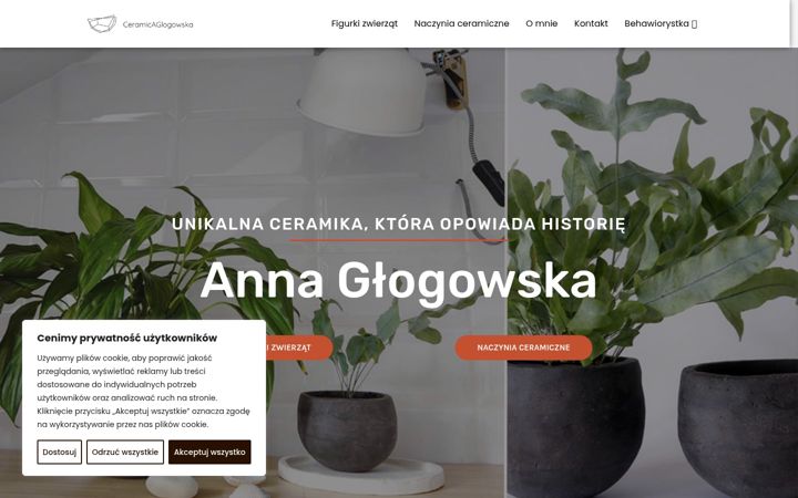Screenshot of ceramicaglogowska.com