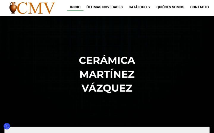 Screenshot of ceramicamartinezvazquez.com
