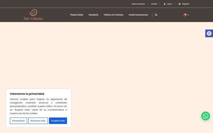 Capture d'écran de ceramicaonline.es