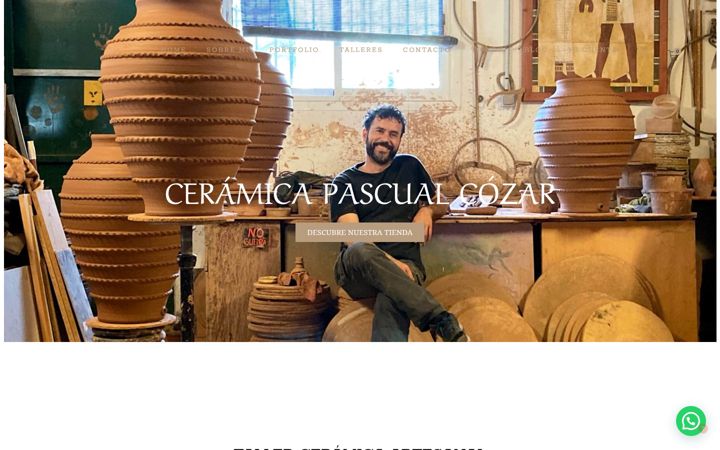 Capture d'écran de ceramicapascualcozar.es