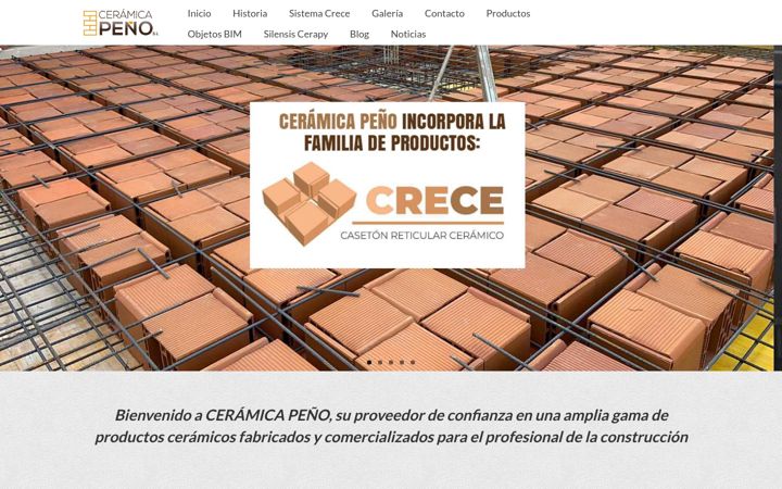 Capture d'écran de ceramicapeno.es