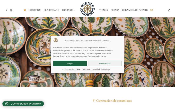 Capture d'écran de ceramicasantacatalina.es