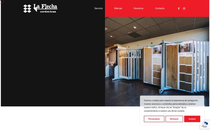Screenshot of ceramicaslaflecha.com