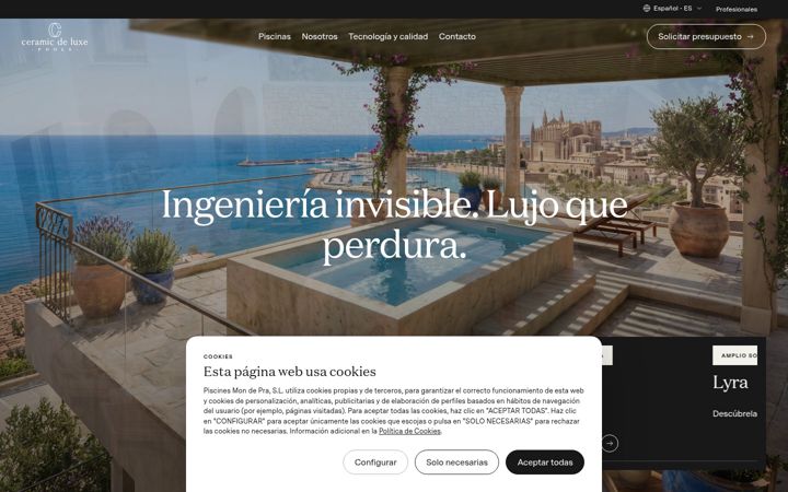 Screenshot of ceramicdeluxe.com
