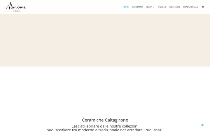 Screenshot stránky ceramichealemanna.it