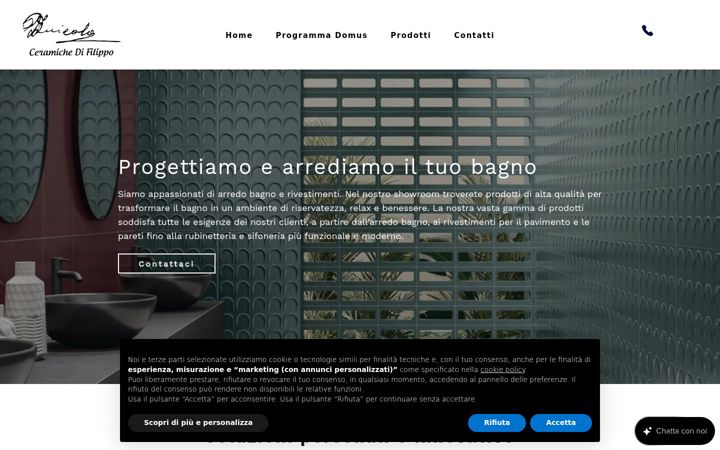 Screenshot stránky ceramichedifilippo.it