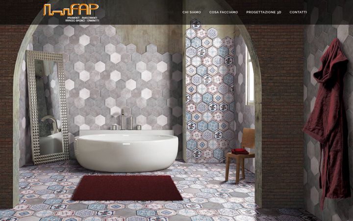 Screenshot stránky ceramichefap.it