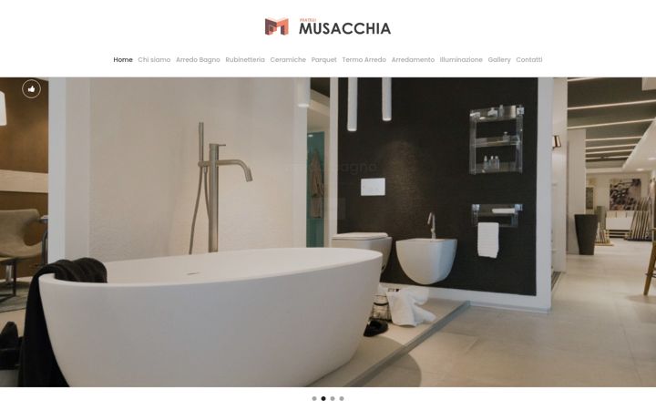Екранна снимка на ceramichemusacchia.it