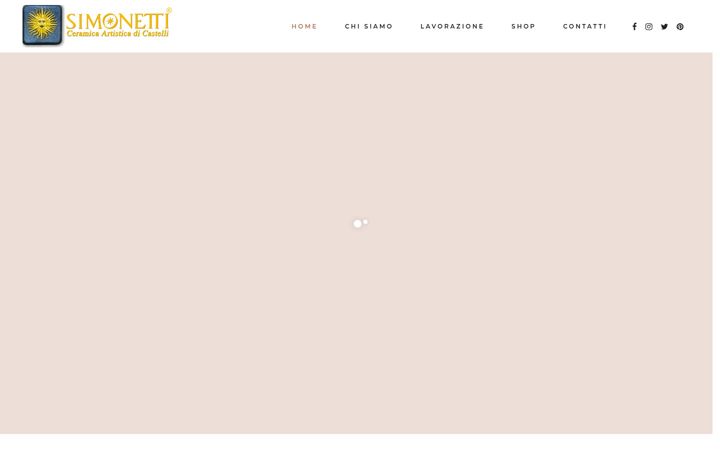 Screenshot van ceramichesimonetti.it