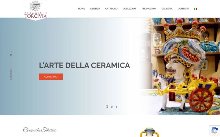 Screenshot van ceramichetorcivia.it