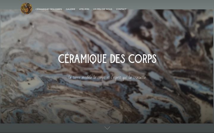 Screenshot ta' ceramiquedescorps.fr
