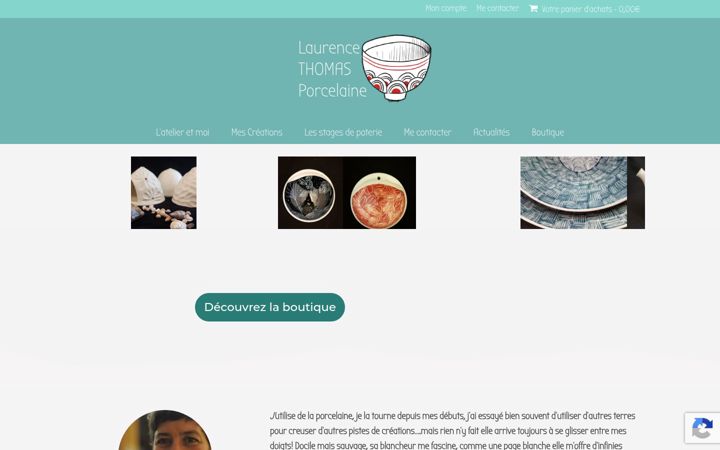 Screenshot ta' ceramiquelaurencethomas.fr